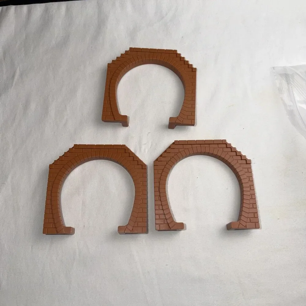 Replacement Brown Brick Tunnel Portals Train Track Sets Thomas Friends VTG
